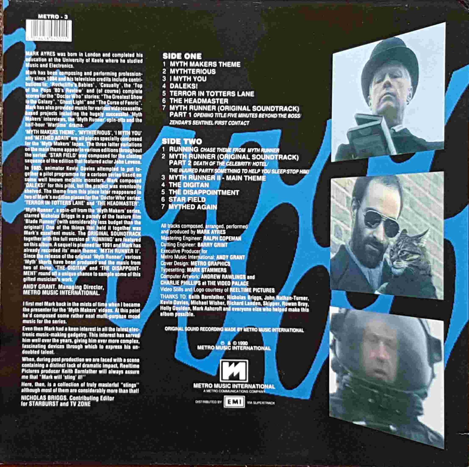 Back cover of METRO 3